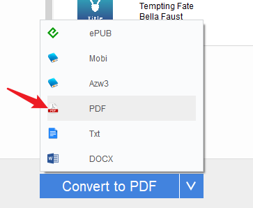 kobo电子书转换PDF 
